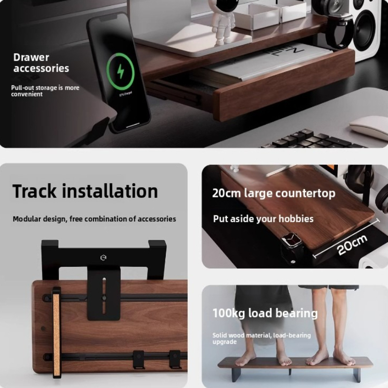Dual Monitor Stand - Z3 Pro 액세서리 모니터 금속 보관함