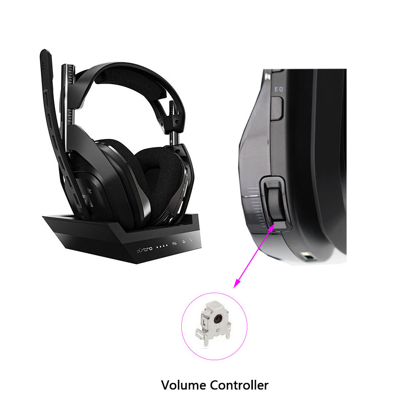 Esports Gaming Earphones - Astro A50 게이밍 헤드셋의 교체용 볼륨