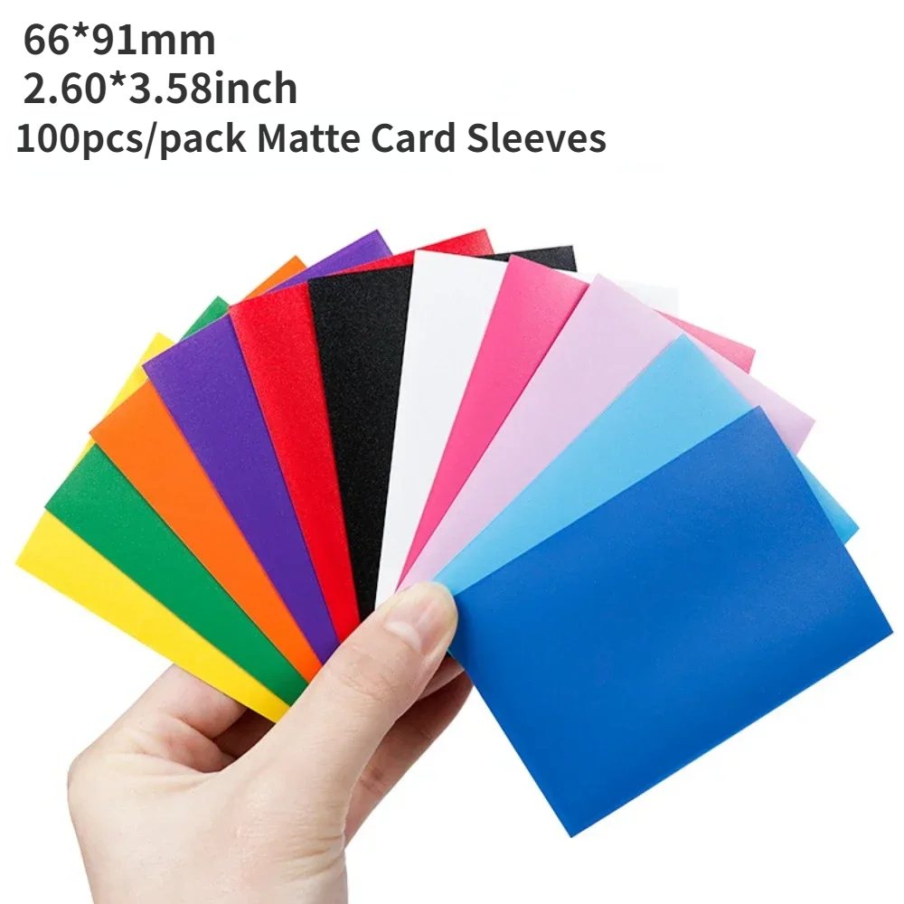 Esports Gaming Arm Sleeve - 100PCS 66x91mm 무광택 카드 슬리브 표준