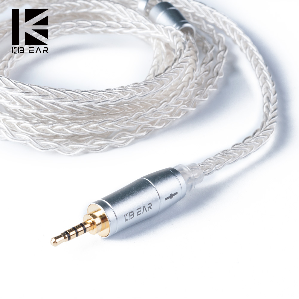 Esports Gaming Earphones - KBEAR 8 코어 업그레이드 된 실버