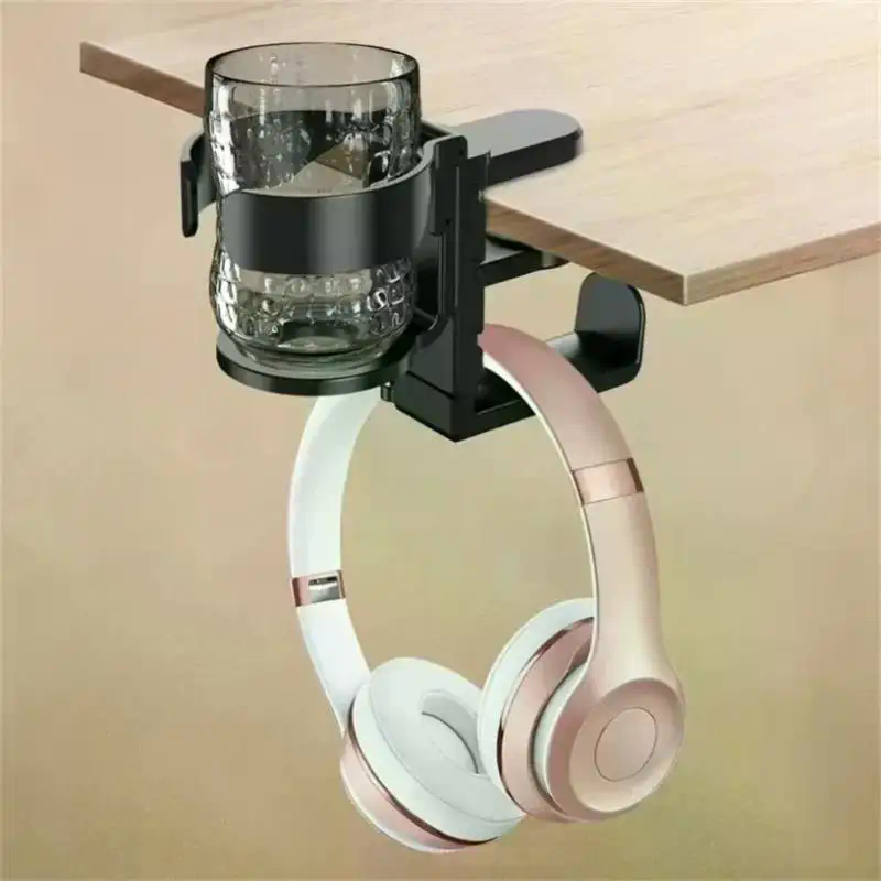 Esports Gaming Earphones - 2-in-1 데스크탑 컵 홀더 및 헤드폰
