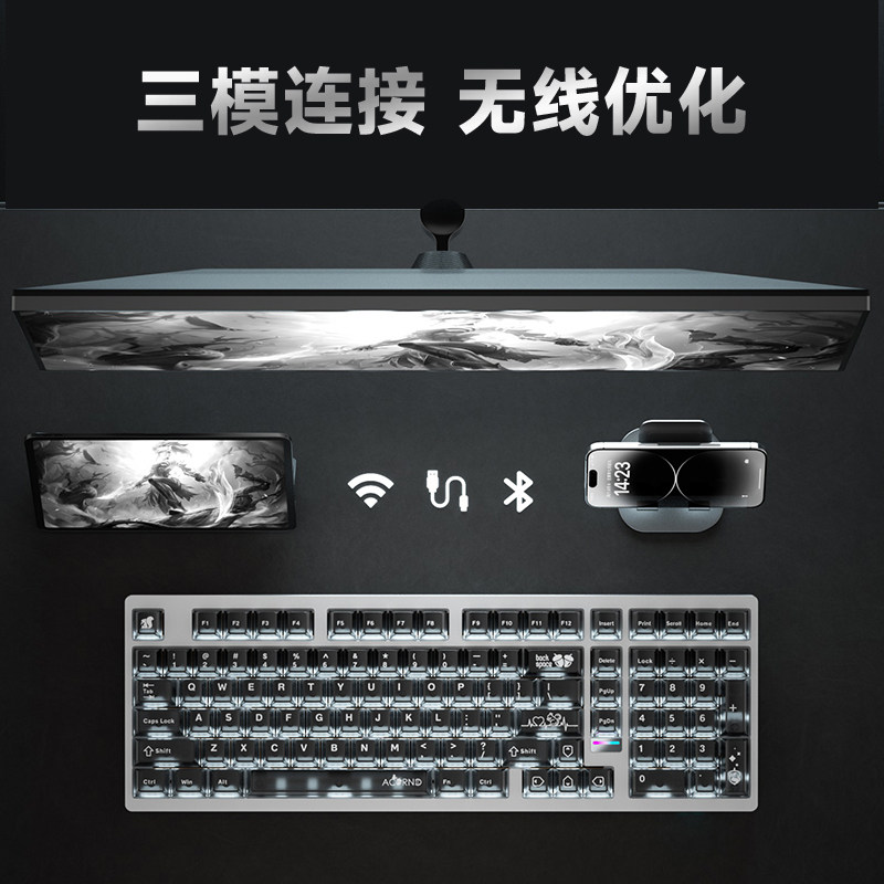 Weika Max102 알루미늄 케이스 무선 기계식 키 - Esports Gamer 리뷰 및 가격