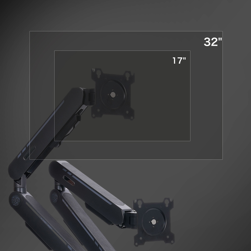 신제품 가스 스프링 데스크 마운트 스탠드, 대부분의 1 - Dual Monitor Stand 리뷰 및 가격