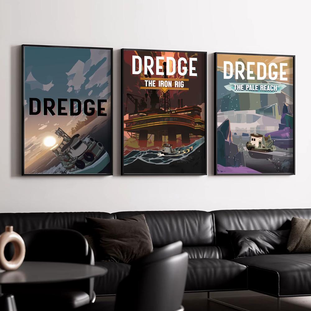 D-DredgeS 게임 포스터 벽 포스터 자체 접착식  - Esports And Gaming Lounge 리뷰 및 가격