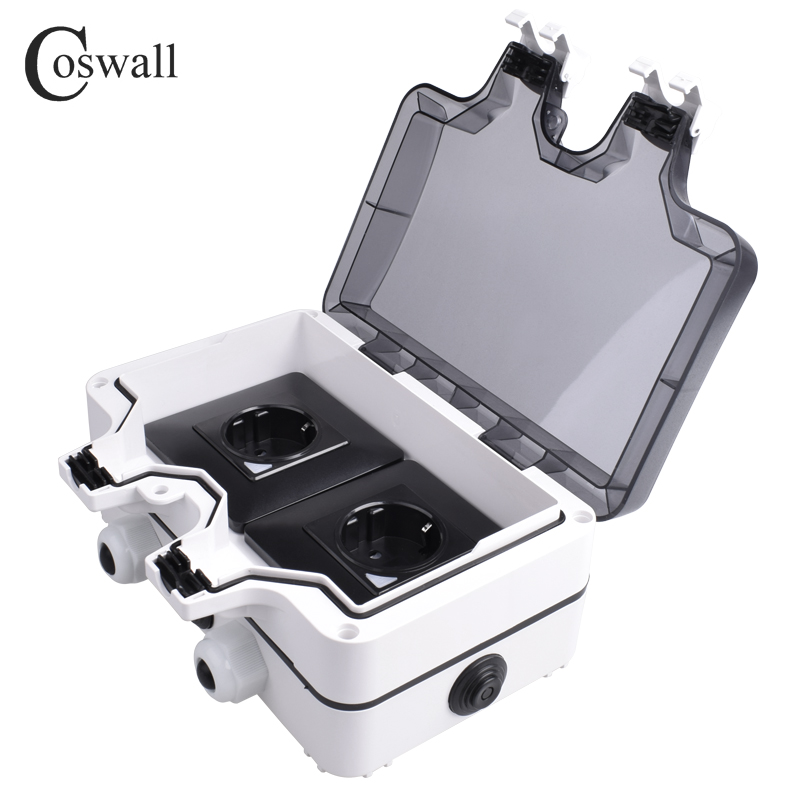 Coswall 방수 EU 소켓, 투야 와이파이 지그비, - Dual Monitor Stand 리뷰 및 가격