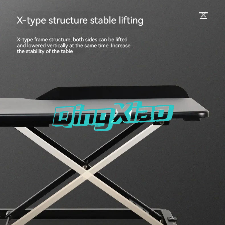 공압식 높이 조절 스탠딩 데스크 라이저 이중 레이어 모 - Dual Monitor Stand 리뷰 및 가격