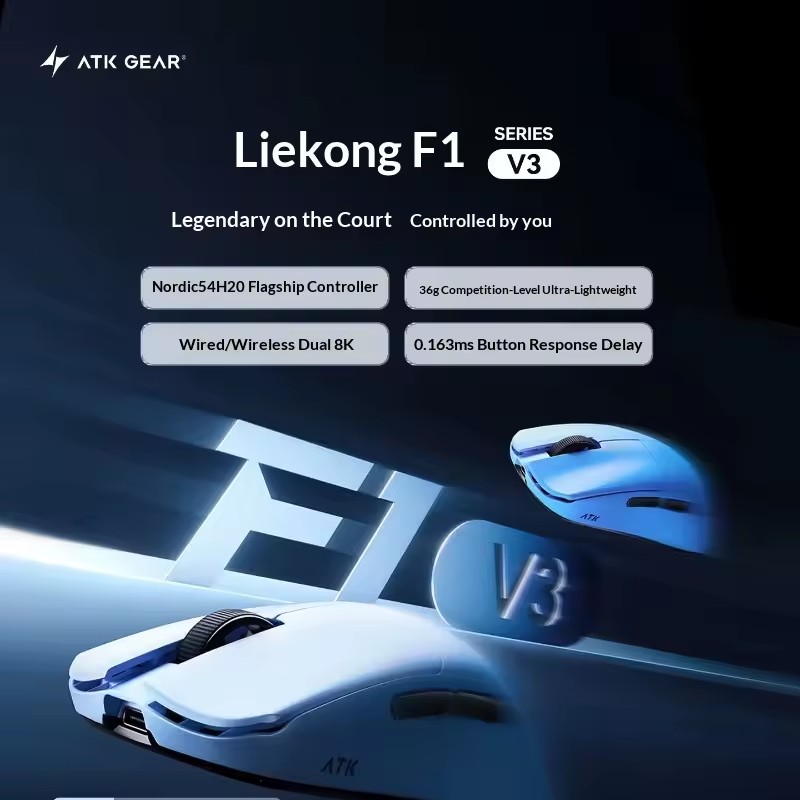 ATK F1 V2/V3 트라이 모드 무선 마우스 PAW - Esports Gamer 리뷰 및 가격