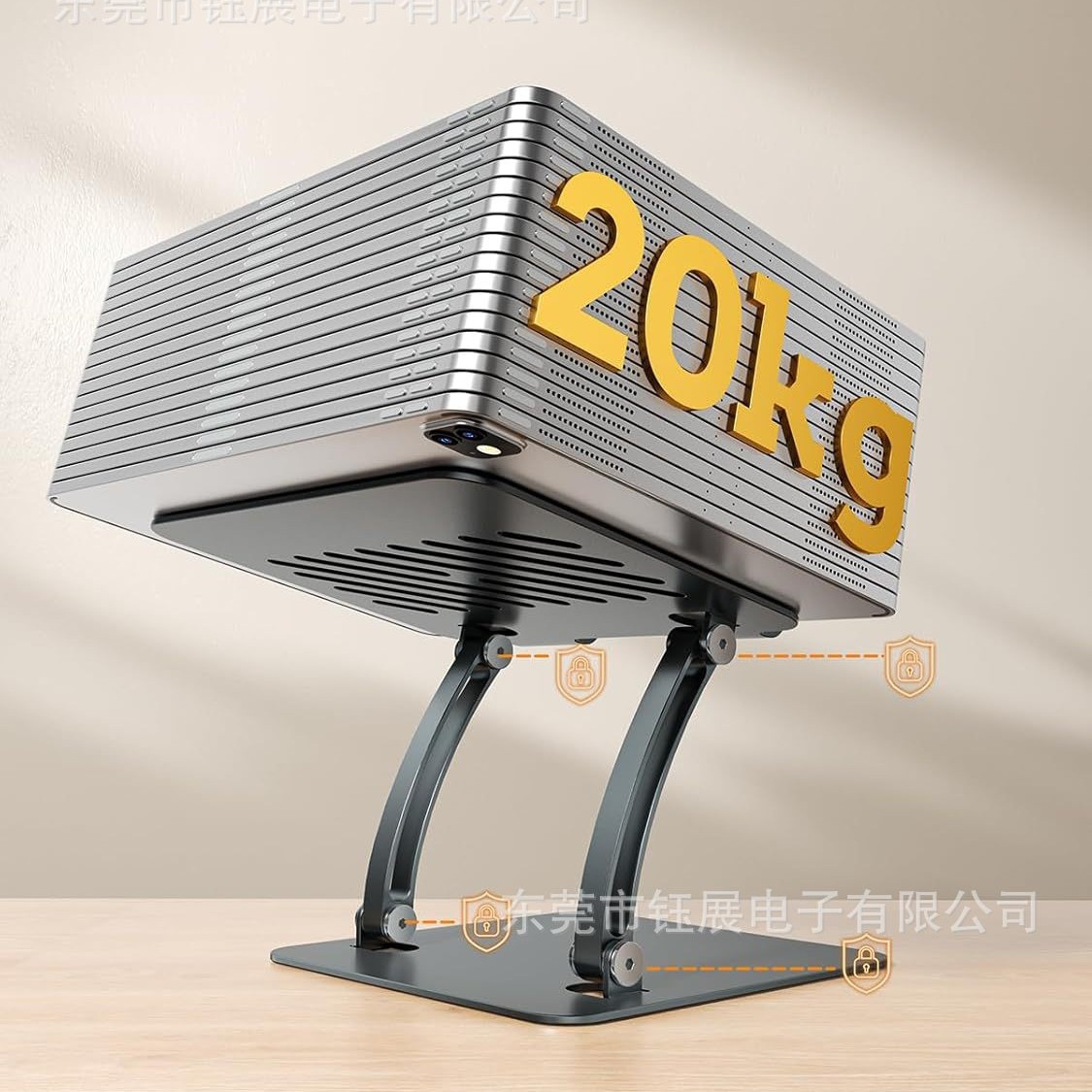 태블릿 홀더 스탠드, 듀얼 로드 조절식 알루미늄 데스크 - Dual Monitor Stand 리뷰 및 가격