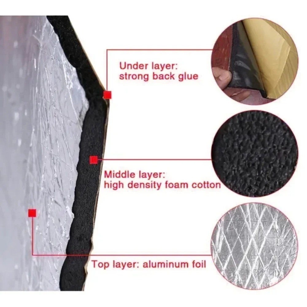 초두꺼운 20mm 자동차 방음 매트 50x100cm 알 - Sound Dampening Foam 리뷰 및 가격