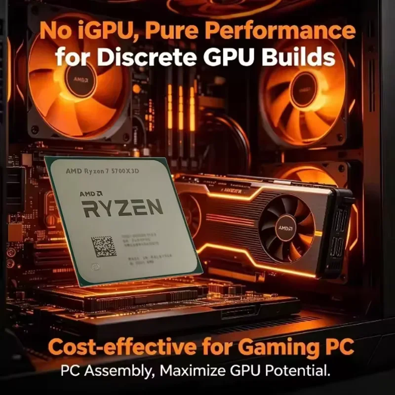AMD 라이젠 7 5700X3D R7 5700X3D 8 - Esports Gaming Pc 리뷰 및 가격