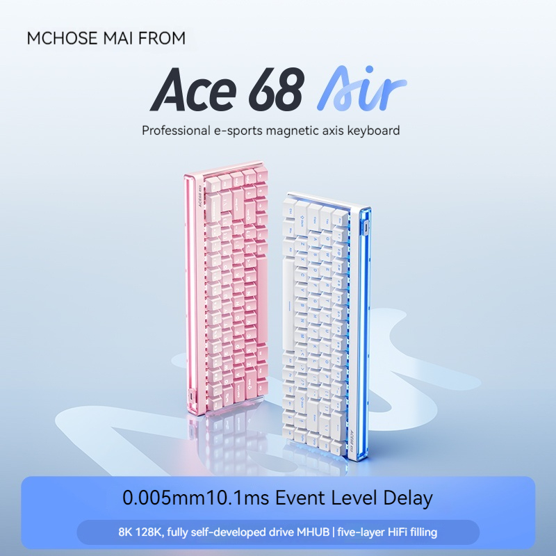 Mchose Ace68 에어 마그네틱 축 기계식 키보드 - Esports Gaming Pc 리뷰 및 가격