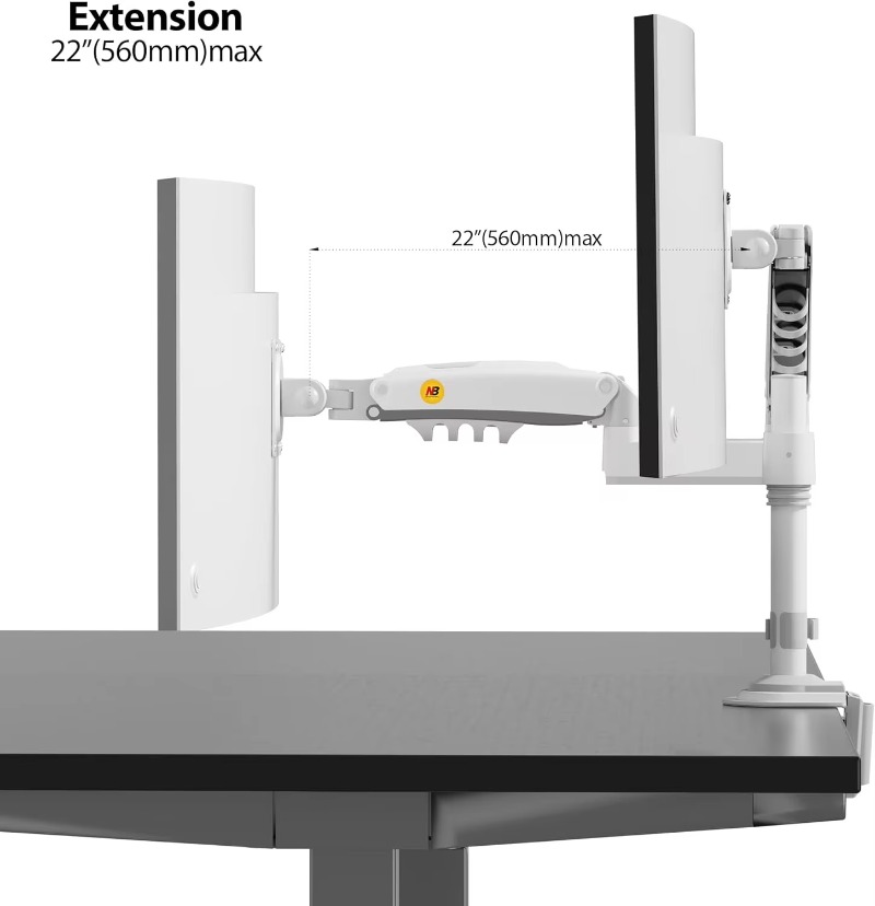 듀얼 모니터 데스크 마운트 스탠드 풀 모션 스위블 컴퓨 - Dual Monitor Stand 리뷰 및 가격
